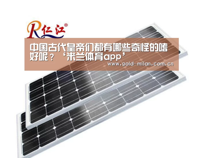 中国古代皇帝们都有哪些奇怪的嗜好呢?‘米兰体育app’(图1) 米兰体育app